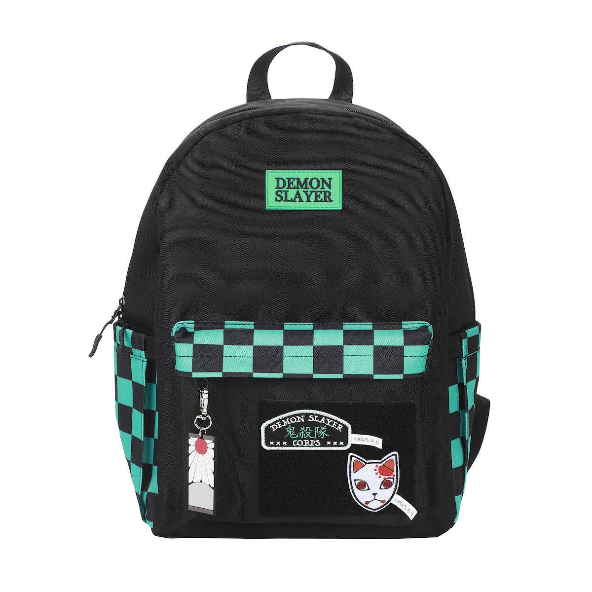 Demon Slayer Tanjiro-Inspired 16.5" Adult Black Backpack