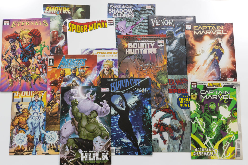 Marvel Assorted 3ct. Comic Book Pack Lot - (25) 3ct. Packs
