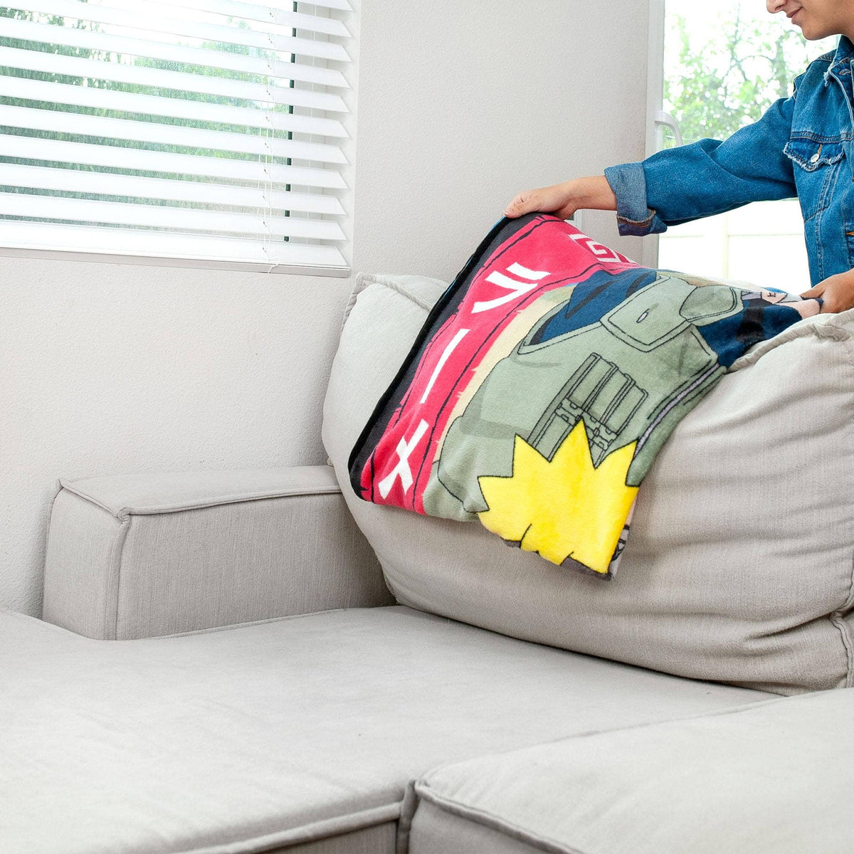 Naruto Ramen Shop Fleece Throw Blanket | 45 x 60 Inches
