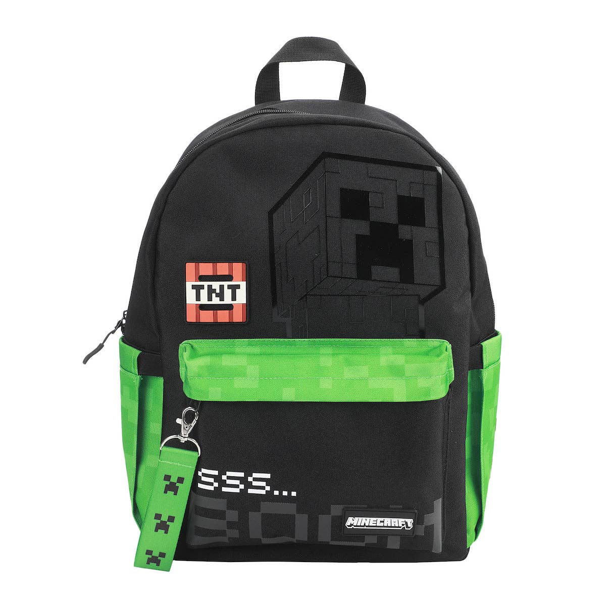 Minecraft TNT & Creepers 16.5" Adult Black Backpack