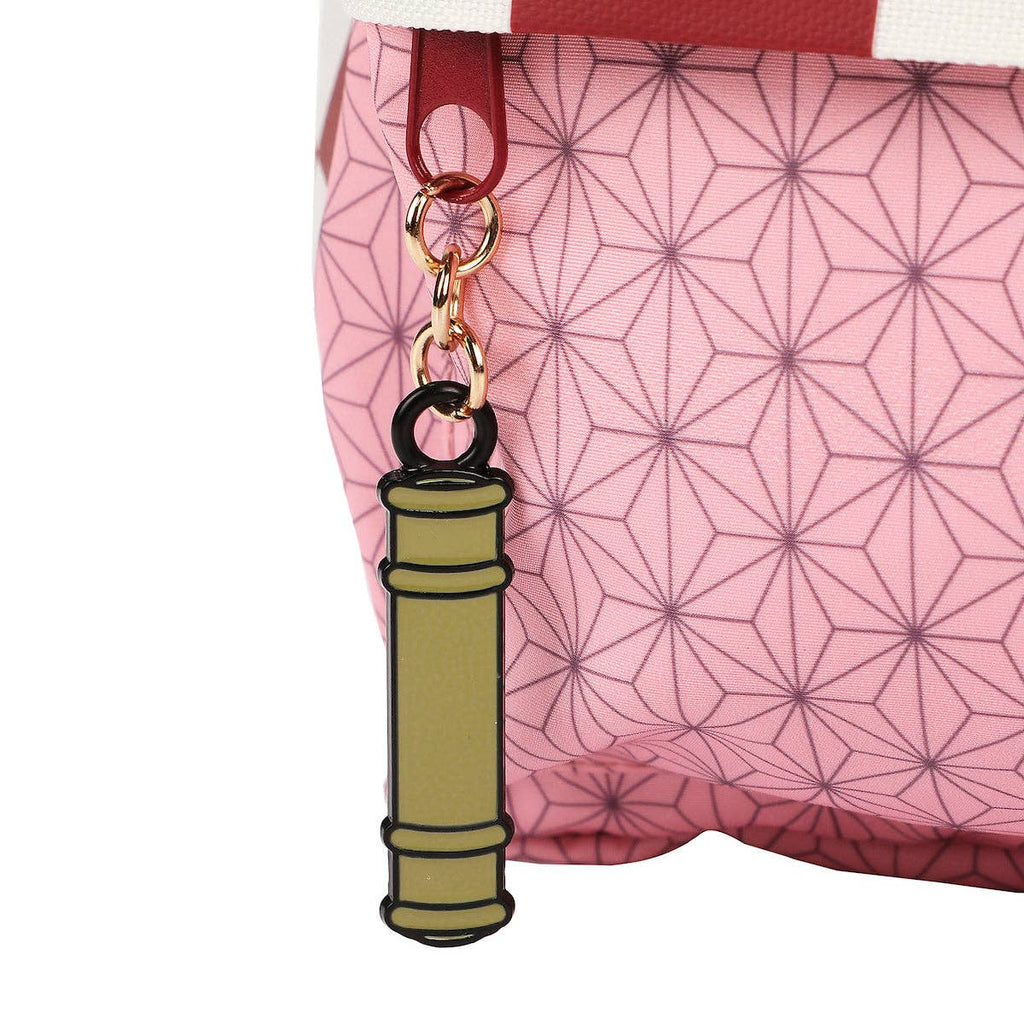 Demon Slayer Logo Canvas Women's Pink Mini Backpack